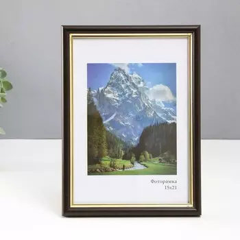 Фоторамка для фото 1521 см Keep memories «Гамма», пластик, венге, (стекло)