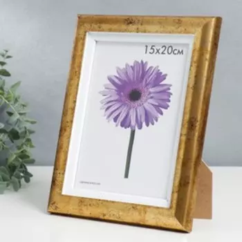 Фоторамка пластик Gella 15х20 см золото