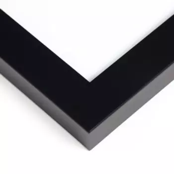 Фоторамка для фото 3040 см, с паспарту (2130 см), пластик, Gloria, чёрный