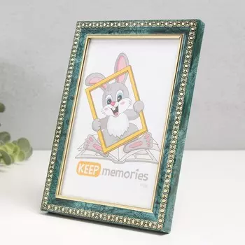 Фоторамка для фото 1015 см Keep memories «Камея», пластик, малахит, (стекло)