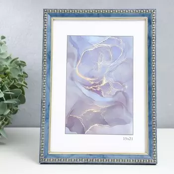 Фоторамка для фото 1521 см Keep memories «Камея», пластик, бирюза, (стекло)