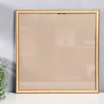 Фоторамка пластик "Камышок" 35х35 см, белый