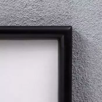 Фоторамка пластик L-4 21х30 см, чёрный ( пластиковый экран )