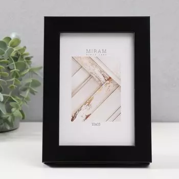 Фоторамка пластик "МИРАМ" 10х15 см, 650077-4 (пластиковый экран)