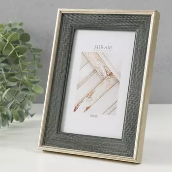 Фоторамка пластик "МИРАМ" 10х15 см 657198-4 (пластиковый экран)