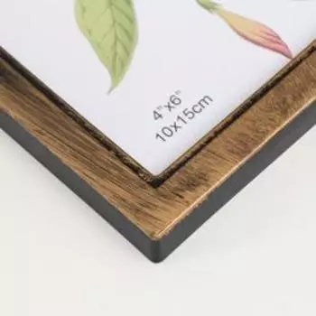 Фоторамка-коллаж на 3 фото 1015, 1313 см «Виноград», пластик, мультирамка, т. золото, 2633 см