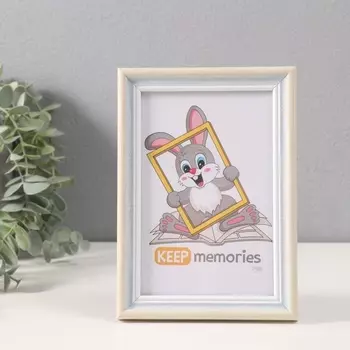 Фоторамка пластик "Ненси" 10х15 см, голубой