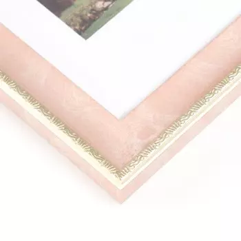 Фоторамка пластик "Пастель" 21х30 см, розовый