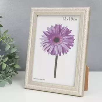 Фоторамка пластик Rosa 13х18 см серебро