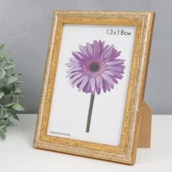 Фоторамка пластик Rosa 13х18 см золото
