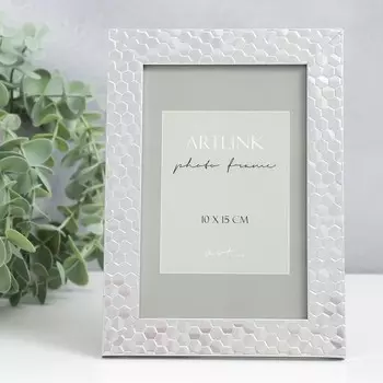 Фоторамка для фото 1015 см Stella, пластик, серебро