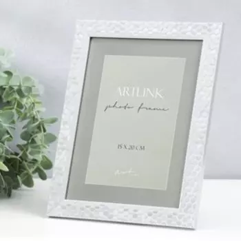 Фоторамка для фото 1520 см Stella, пластик, серебро