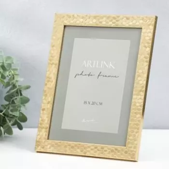Фоторамка для фото 1520 см Stella, пластик, золото