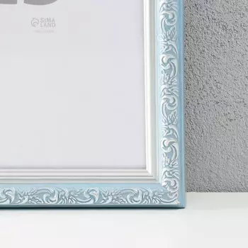 Фоторамка пластик "Винтаж" 40х60 см, голубой