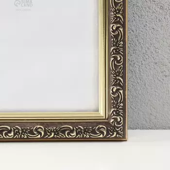 Фоторамка пластик "Винтаж" 40х60 см, венге