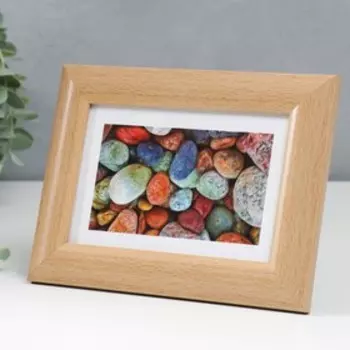 Фоторамка пластиковая 10х15 см 742 клен (пластиковый экран)