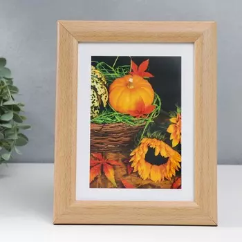 Фоторамка пластиковая 15х21 см 742 клен (пластиковый экран)