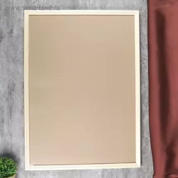 Фоторамка с20 50х70 см белое дерево (пластиковый экран)