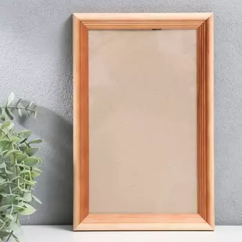 Фоторамка для фото 1525 см «Узкая», сосна, (пластиковый экран)