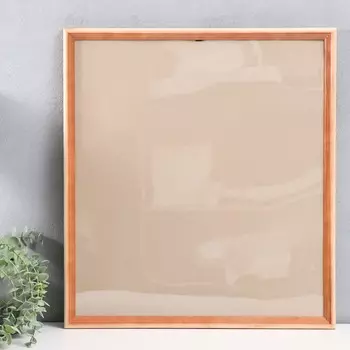 Фоторамка для фото 4550 см «Узкая», сосна, (пластиковый экран)