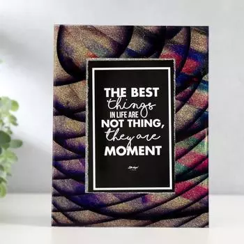 Фоторамка стекло 10х15 см "Геометрия" блеск 22х17 см