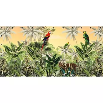 Фотосетка, 314 155 см, с фотопечатью, люверсы шаг 0.3 м, «Тропики»