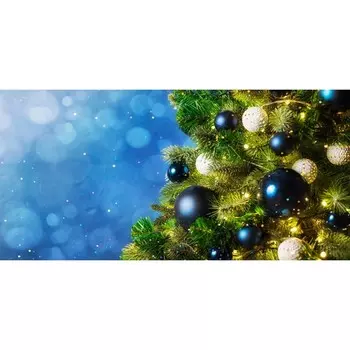Фотосетка, 320 155 см, с фотопечатью, «Роскошная ёлка»