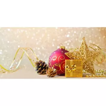 Фотосетка, 320 155 см, с фотопечатью, «Новогодние каникулы»