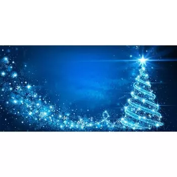 Фотосетка, 320 155 см, с фотопечатью, «Новогодние огоньки»