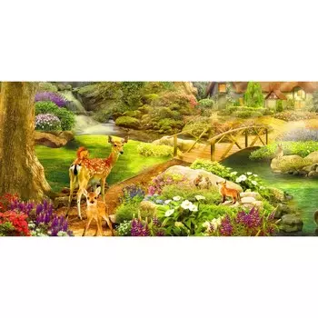 Фотосетка, 320 155 см, с фотопечатью, «Бемби»