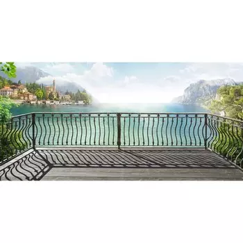 Фотосетка, 320 155 см, с фотопечатью, «Терраса над водой»