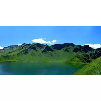 Фотосетка, 320 155 см, с фотопечатью, «Озеро и горы-2»