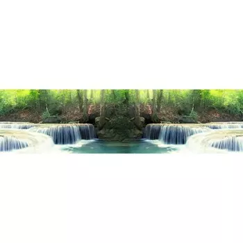 Фотосетка, 600 155 см, с фотопечатью, «Тайный водопад»