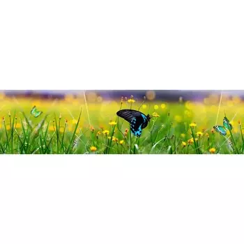 Фотосетка, 600 155 см, с фотопечатью, «Цветочный луг»