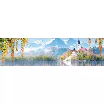 Фотосетка, 600 155 см, с фотопечатью, «Церковь в глуши»