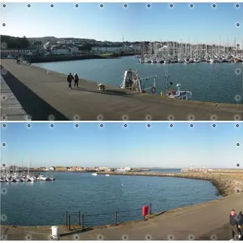 Фотосетка, из двух полотен по 314 155 см, с фотопечатью, люверсы шаг 0.3 м, «Яхт-клуб»