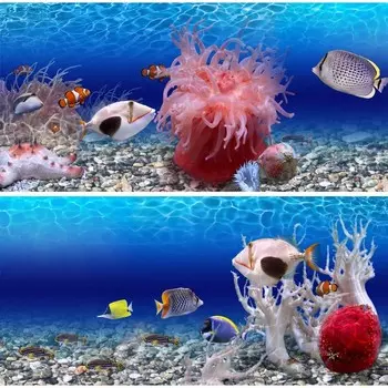 Фотосетка, из двух полотен по 320 155 см, с фотопечатью, «Аквариум»