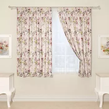 Фотошторы «Алюция», размер 145x160 см, 2 шт