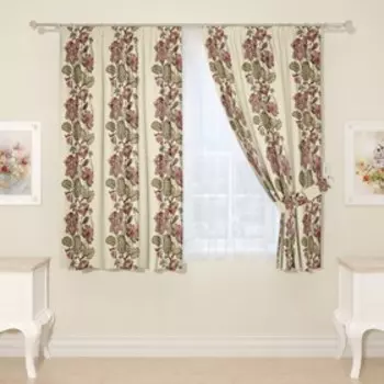 Фотошторы для кухни, размер 145x160 см, 2 шт