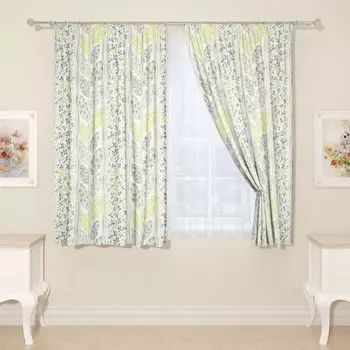 Фотошторы «Флюида», размер 145x160 см, 2 шт