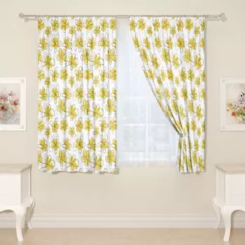 Фотошторы «Милада», размер 145x160 см, 2 шт