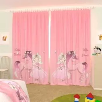 Фотошторы «My Little Princess 23», размер 150х260 см, габардин