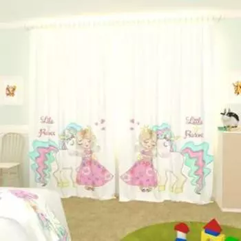 Фотошторы «My Little Princess 36», размер 150х260 см, габардин