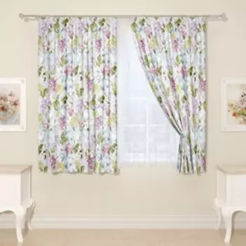 Фотошторы «Пастель», размер 145x160 см, 2 шт