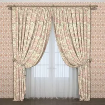 Фотошторы «Прозрачная сказка», размер 145x260 см, 2 шт, блэкаут