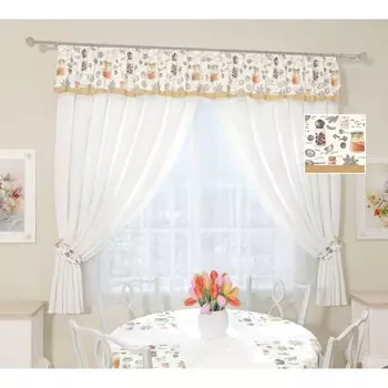 Фотошторы «Пряности», размер145x180 см, 2 шт