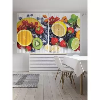 Фотошторы, размер 145х180 см, оксфорд