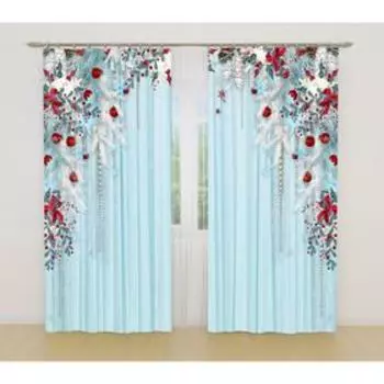 Фотошторы, размер 145x260 см, 2 шт