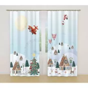 Фотошторы, размер 145x260 см, 2 шт