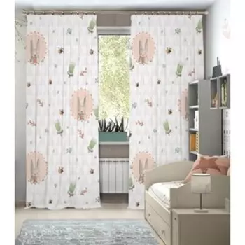 Фотошторы, размер 145x260 см, 2 шт